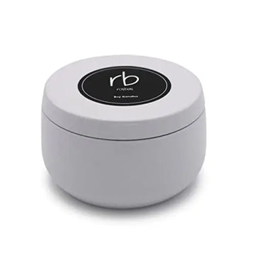 Rosbas Candle, Fraser Fir Scented, Natural Soy Wax, White Metallic Tin, 6 oz, Cotton Wick, Long Burn Time rosbas Au supplements