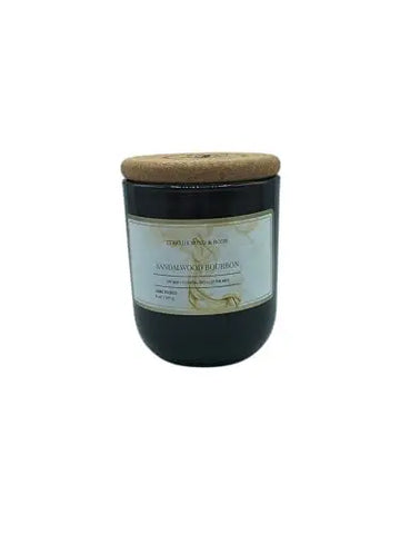 Sandalwood Bourbon Non-Toxic Candles | Natural Candles for Men |Aromatherapy Candle Relaxing Terreux Mind & Body Au supplements