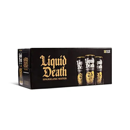 Liquid Death Sparkling Mountain Water, 16.9 oz Tallboys (18-Pack) Liquid Death Au supplements