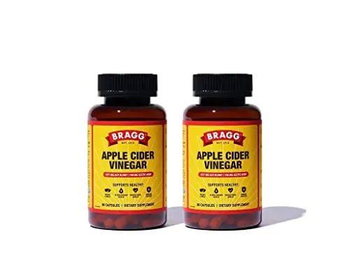 Bragg Apple Cider Vinegar Capsules - Vitamin D3 & Zinc - 750mg of Acetic Acid – Immune Bragg Au supplements