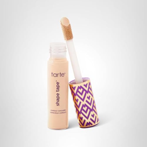 tarte Shape Tape Concealer – Full-Coverage Creaseless Soft Matte Finish, Brightening Under-Eye & Face Makeup, 16hr Longwear, Vegan & Cruelty-Free, Full Size, 16N fair-Light Neutral tarte Au supplements