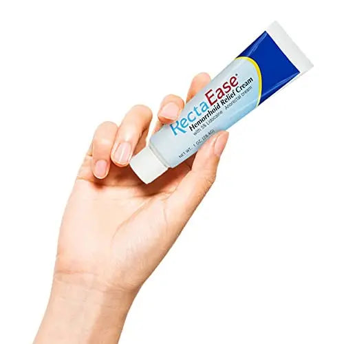 RectaEase 5% Lidocaine Hemorrhoid Topical Relief Cream, Rapid Numbing for Itching & Burning, Extra Strength Anorectal Treatment for Sensitive Areas, Advanced Formula for Fast Soothing Care, 1 oz Tube RectaEase Au supplements