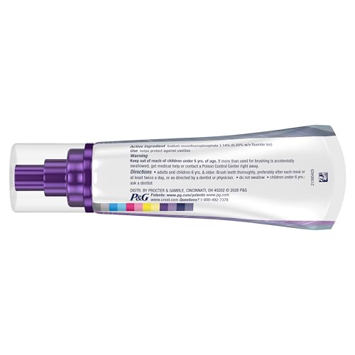 Crest 3DWhite Brilliance Deep Stain Remover Brilliant White Toothpaste - 3.1oz/2pk Crest Au supplements