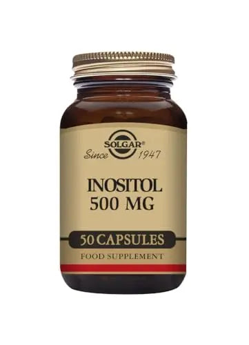 Solgar Inositol 500 mg Vegetable Capsules - Vitamin B8 - Vegan, Vegetarian, Kosher SOLGAR Au supplements