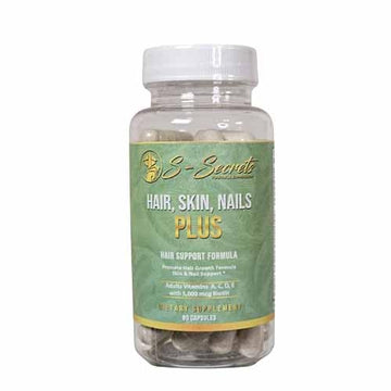 S-Secrets Hair, Skin & Nails Vitamin – Non-GMO Multivitamin for Hair, Skin & Nails | Biotin 5,000 mcg per Serving | 30-Day Supply (60 Capsule) S-Secrets Au supplements
