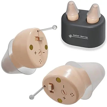 Audien ATOM Rechargeable Hearing Amplifier to Aid and Assist Hearing Audien Hearing Au supplements