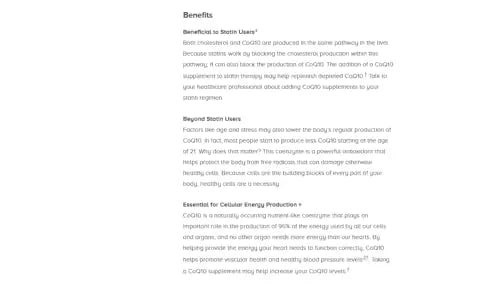 Qunol CoQ10 100mg Softgels, Ultra CoQ10 100mg, 3x Better Absorption, Antioxidant Qunol Au supplements