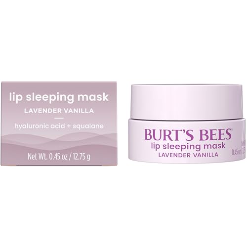 Burt’s Bees Lavender Vanilla Lip Sleeping Mask, With Hyaluronic Acid and Squalane Moisturizer To Instantly Hydrate Lips, Overnight Mask and Treatment, 0.45 oz. Burt's Bees Au supplements