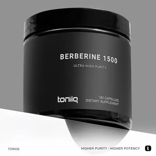 Toniiq Ultra High Strength Berberine 1500mg from The Himalayas Berberine Supplement Toniiq Au supplements
