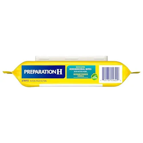 Preparation H Hemorrhoid Flushable Wipes with Witch Hazel for Skin Irritation Relief - 48 Count Preparation H Au supplements