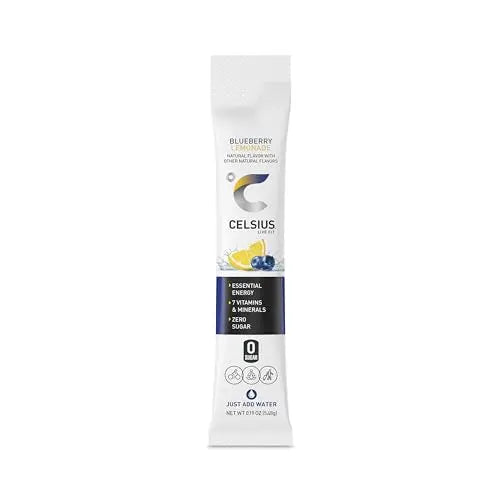 CELSIUS On-the-Go Essential Energy Drink Mix, Blueberry Lemonade (14 Stick Pack) CELSIUS Au supplements