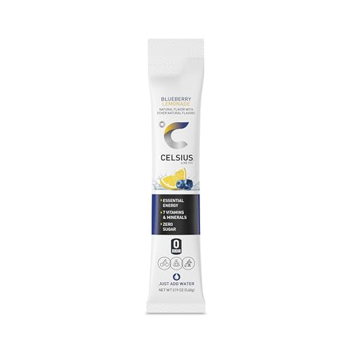 CELSIUS On-the-Go Essential Energy Drink Mix, Blueberry Lemonade (14 Stick Pack) CELSIUS Au supplements