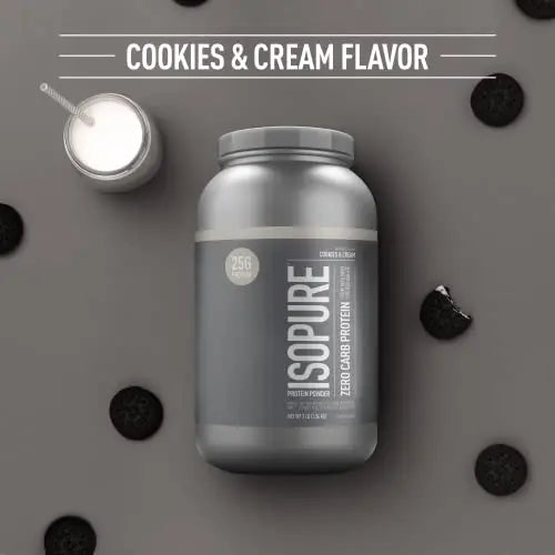 Isopure Protein Powder, Zero Carb Whey Isolate with Vitamin C & Zinc for Immune Support Isopure Au supplements