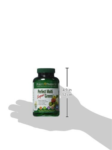 Purity Products Perfect Multi Super Greens Dietary Supplement Health Nutrition, 120 count Purity Products Au supplements