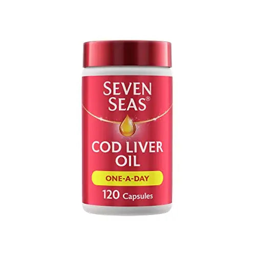 Seven Seas Cod Liver Oil Tablets With Omega-3, Fish Oil, One A Day, 4 Months Supply Seven Seas Au supplements