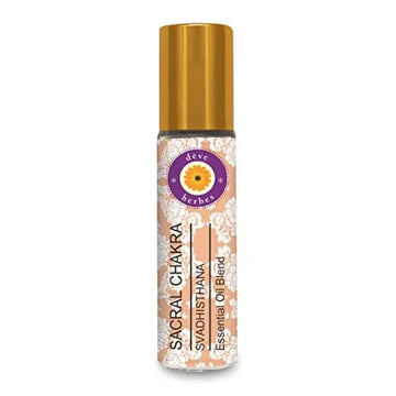 Deve Herbes Sacral Chakra (Svadhisthana) Oil - Ideal for Meditation, Purification, Yoga dève herbes Au supplements