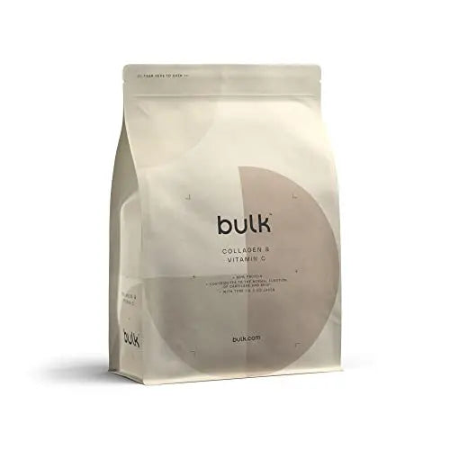 Bulk Collagen and Vitamin C Powder, Vanilla, 500 g, Packaging May Vary Bulk Au supplements