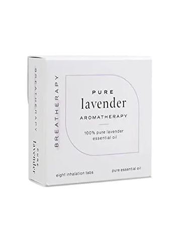 Breatherapy Pure Essential Oil Aromatherapy Inhalation Tabs, 8-Pack (Lavender) Breatherapy Au supplements
