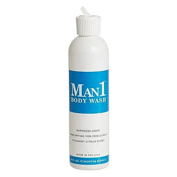 Man1 Body Wash, Anti-Odor Intimate Penile Cleanser For Down There Care, Hydrates Man1 Man Oil Au supplements