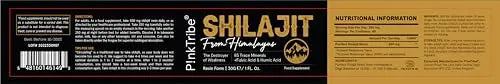 Shilajit Resin, Original Himalayan Shilajit 30g - Gold Grade 100% Pure, Rich in Fulvic P!nkTribe Au supplements