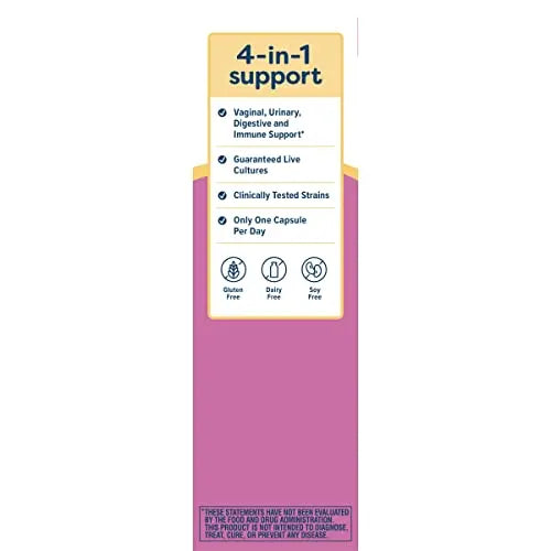 Renew Life Women's Probiotic Capsules, Supports pH Balance for Women, Vaginal, Urinary Renew Life Au supplements