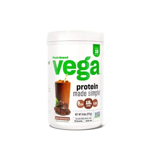 Vega Protein Made Simple, Dark Chocolate - Stevia Free Vegan Protein Powder Vega Au supplements