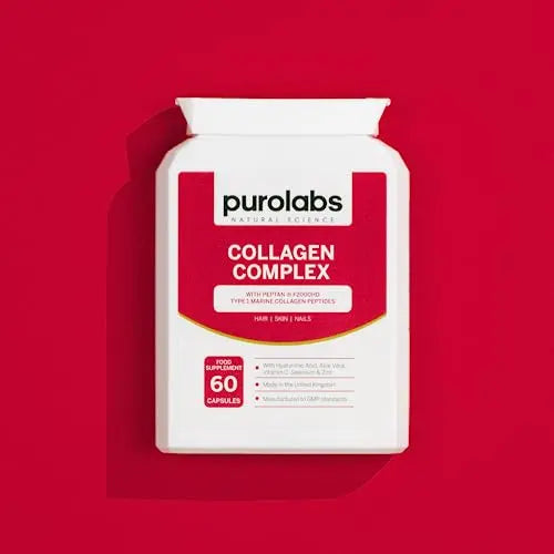 Marine Collagen Complex - Collagen Supplement for Women & Men - with Hyaluronic Acid & Vitamin C - High Strength Purolabs Au supplements