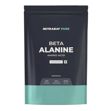 Nutrabay Pure 100% Beta Alanine Powder, Pre Workout supplement for Men & Women Nutrabay Au supplements