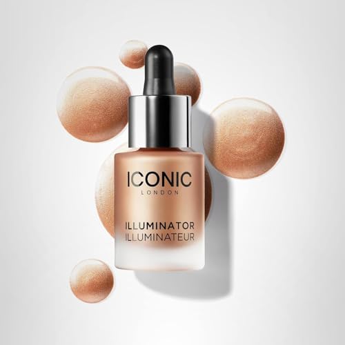 ICONIC LONDON Illuminator | Liquid Highlighting Drops for a Radiant Glow, Cruelty-Free, Vegan Makeup, Original (Champagne Shimmer) 0.45 Fl oz ICONIC LONDON Au supplements