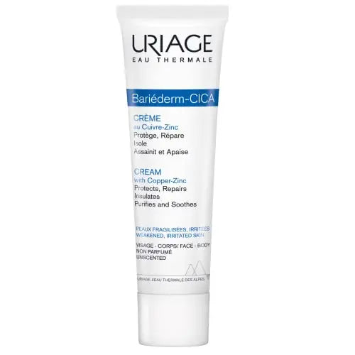 Uriage Bariederm Cica-Cream | Face and Body Cream that Protects & Repairs Irritated Skin Uriage Au supplements