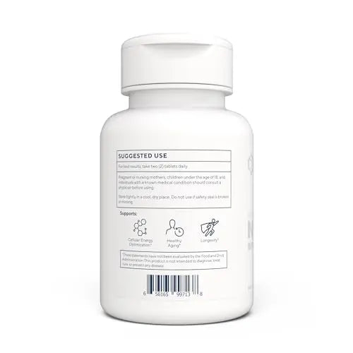 Renue By Science NMN Supplement | 240 Chewable Vegetarian Tablets - 125mg Nicotinamide Mononucleotide per Serving | Lemon Flavour - Manufactured in The USA Third-Party Tested Renue By Science Au supplements
