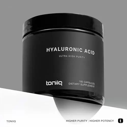 Ultra High Purity Hyaluronic Acid Capsules - 95%+ Highly Purified and Highly Bioavailable Toniiq Au supplements