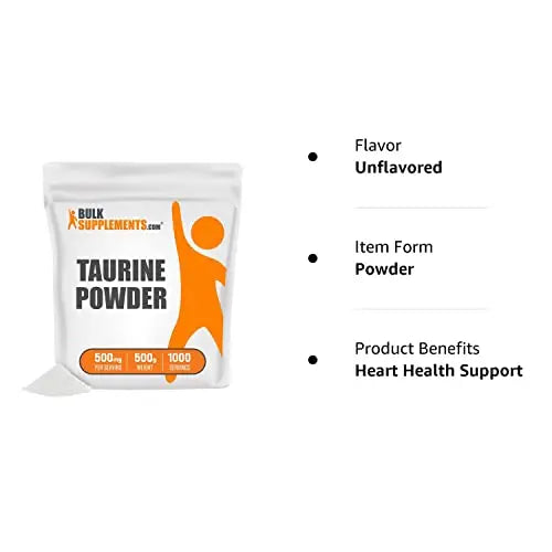BULKSUPPLEMENTS.COM Taurine Powder - Taurine Supplement, Taurine 2000mg BULKSUPPLEMENTS.COM Au supplements