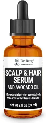 Dr Berg's (All In One) Hair Growth Serum w/Jojoba Oil & Castor Oil For Fuller Thicker Hair Dr. Berg Nutritionals Au supplements