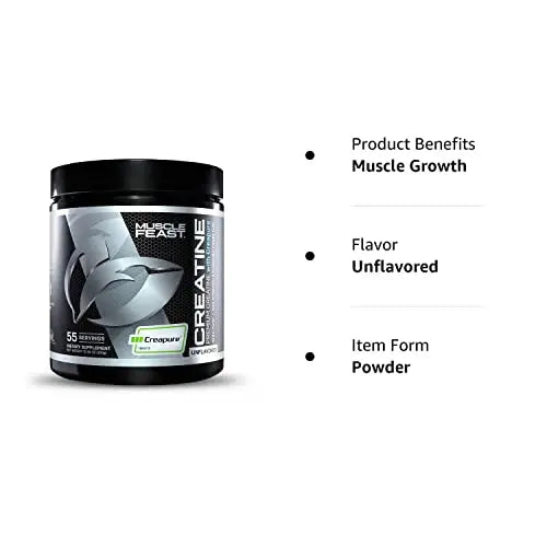 Muscle Feast Creapure Creatine Monohydrate Powder for Muscle Growth Nutritional Muscle Feast Au supplements