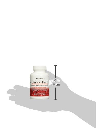 FruitFast CherryFlex 100% Red Tart Organic Cherry Concentrate Supplement - Chewable Softgel - 60 Count - Non-GMO and Gluten Free - Promotes Healthy Joint Function* FruitFast Au supplements