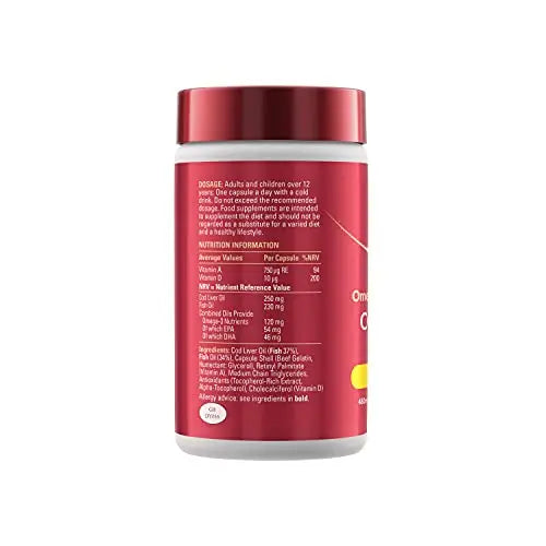 Seven Seas Cod Liver Oil Tablets With Omega-3, Fish Oil, One A Day, 4 Months Supply Seven Seas Au supplements