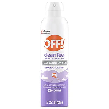 OFF! Clean Feel Insect Repellent Aerosol with 20% Picaridin, Bug Spray OFF! Au supplements