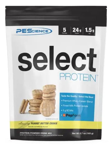 PEScience Select Low Carb Protein Powder, Peanut Butter Cookie, 5 Serving, Keto Friendly PEScience Au supplements
