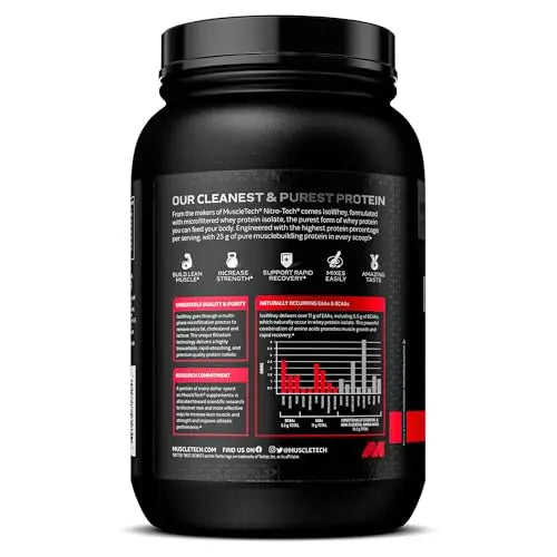 MuscleTech | IsoWhey | Whey Protein Isolate Powder| Muscle Builder for Men & Women MuscleTech Au supplements