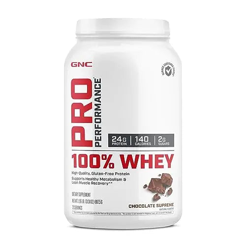 GNC Pro Performance 100% Whey Protein Powder - Chocolate Supreme, 25 Servings GNC Au supplements