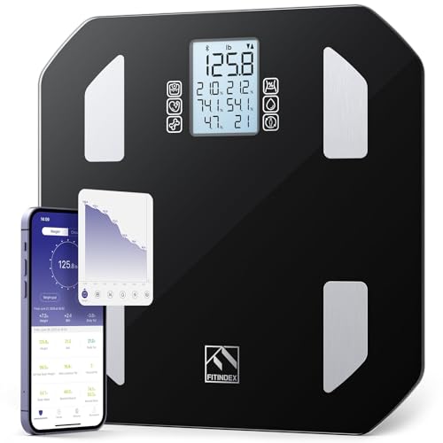 FITINDEX Smart Scale, FSA HSA Eligible Scale for Body Weight, Body Fat Scale with All-in-one FITINDEX Au supplements