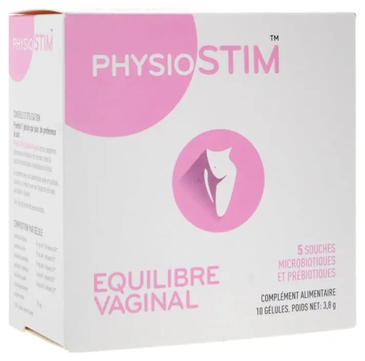 Laboratoire Immubio Physiostim Vaginal Balance 10 Capsules Generic Au supplements