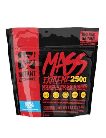 Mutant Mass Extreme Gainer Whey Protein Powder, Build Muscle Size & Strength with High Mutant Au supplements
