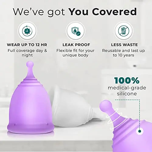 Carecup Menstrual Cup Sterilizer - Modern Menstrual Cup Cleaner Unscented Sanitizer - 2-Minute Carecup Au supplements