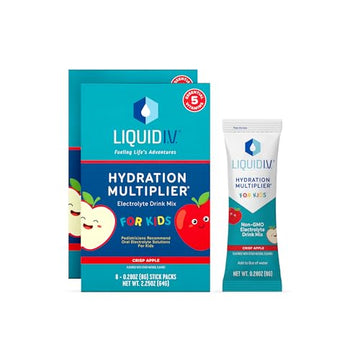 Liquid I.V. Hydration Multiplier Kids - Crisp Apple - Hydration Powder Packets | Electrolyte Liquid I.V. Au supplements