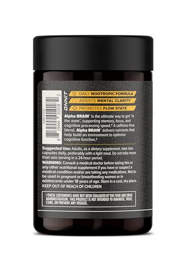 ONNIT Cognitive & Mood Support Bundle: Alpha Brain Nootropic Capsules (90 Count) + New Mood Stress Support Capsules (60 Count), IGEN Non-GMO Tested Focus, Clarity, Relaxation & Sleep, Pack of 2 ONNIT Au supplements