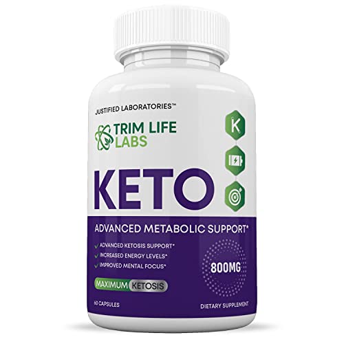 (5 Pack) Trim Life Labs Keto Pills Includes Apple Cider Vinegar Patented goBHB® Exogenou Justified Laboratories Au supplements