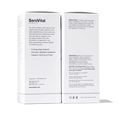 SeroVital Hair Regeneres Advanced Healthy Hair Growth Bundle Serovital Au supplements