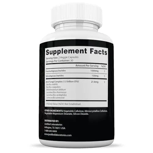 Justified Laboratories (2 Pack) Metanail 1.5 Billion CFU Probiotic Nail Support 120 Capsules Justified Laboratories Au supplements